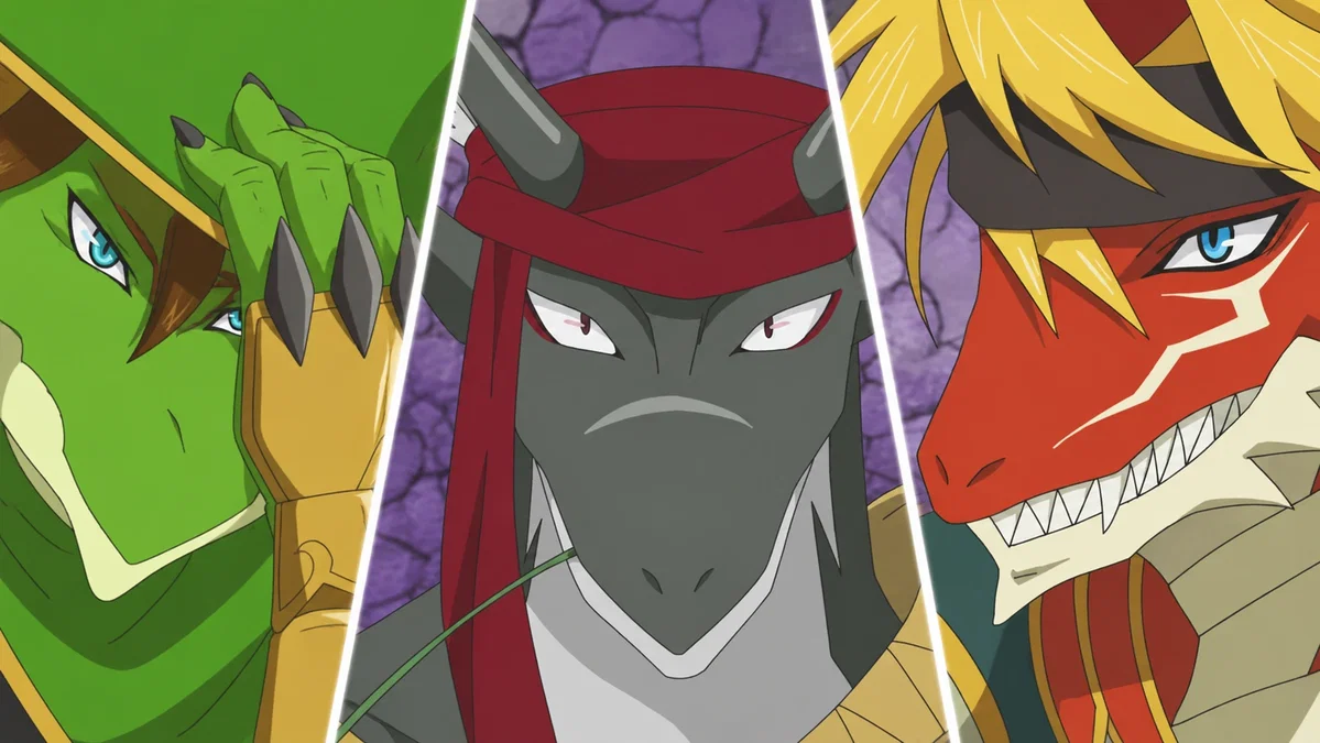 Fifth Omni Cavalry Dragons | Meglax, Doble & Mizaru