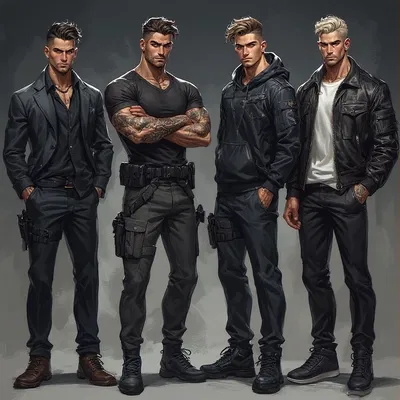 Nico, Enzo, Kai, Mace 