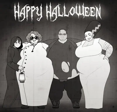 Halloween party with the gang!