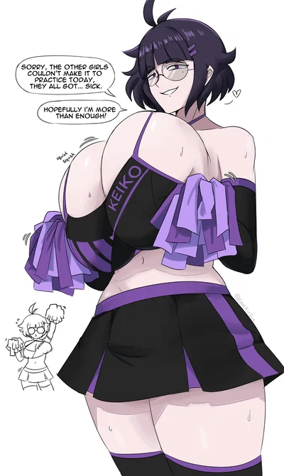 The Solo Cheerleader at Redlands Academy | Keiko