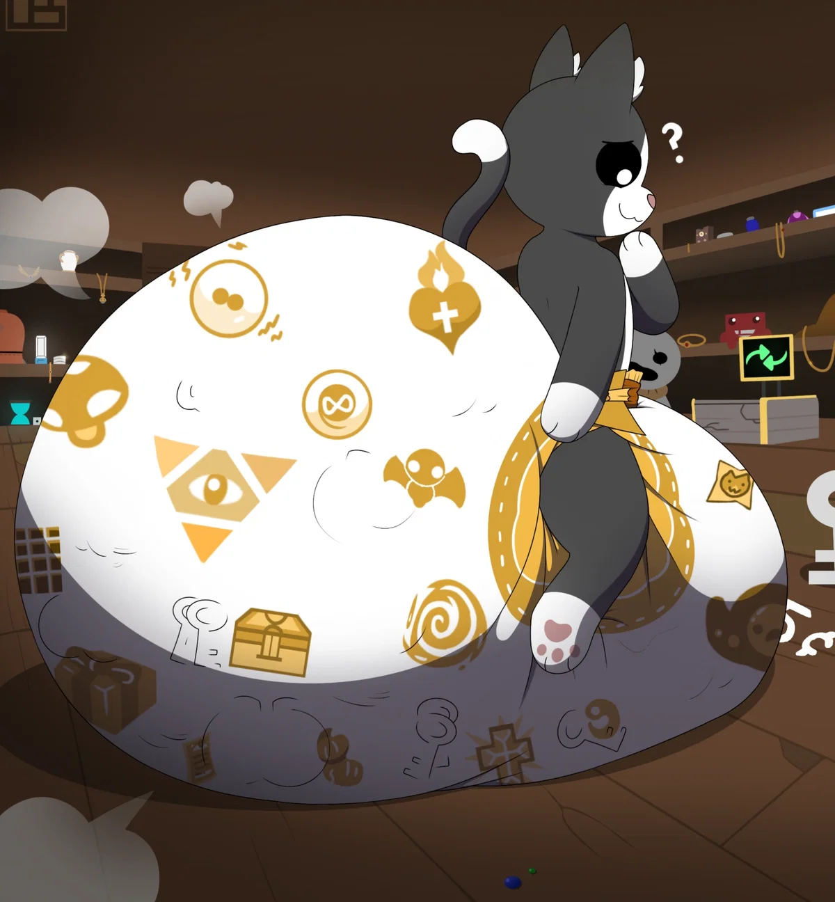 (TBOI) Guppy The Pampered Cat (Diaper Entrapment)