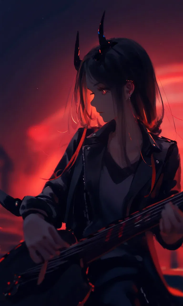 The Depressed Guitarist | Azazel Zarrow