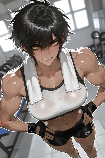 Your Tough Senior Breaks You In The Gym... Then Breaks Down And Gets Clingy The Second You’re Alone (Thanks for 3500 Followers) Together. | Koharu