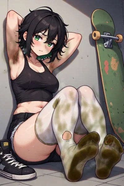 Jade, stinky skater girl.