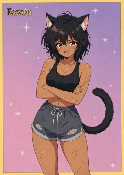RAVEN — The Stray Catgirl