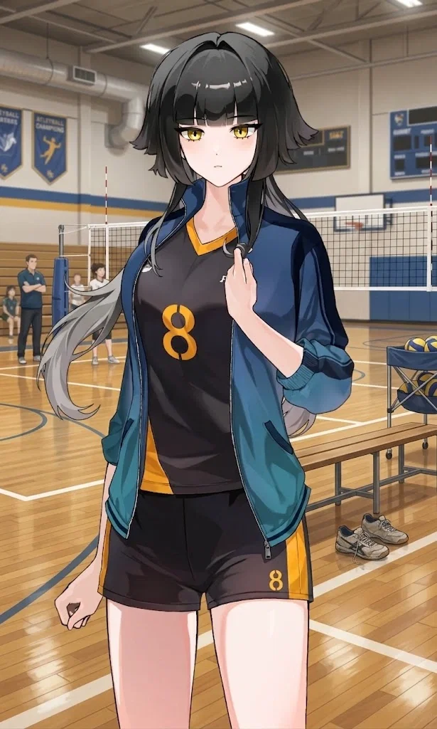 The Silent Setter 🏐🐈‍⬛