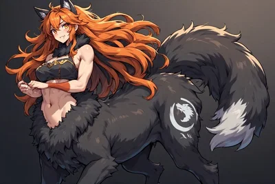 Freya - cursed center wolf (redone)