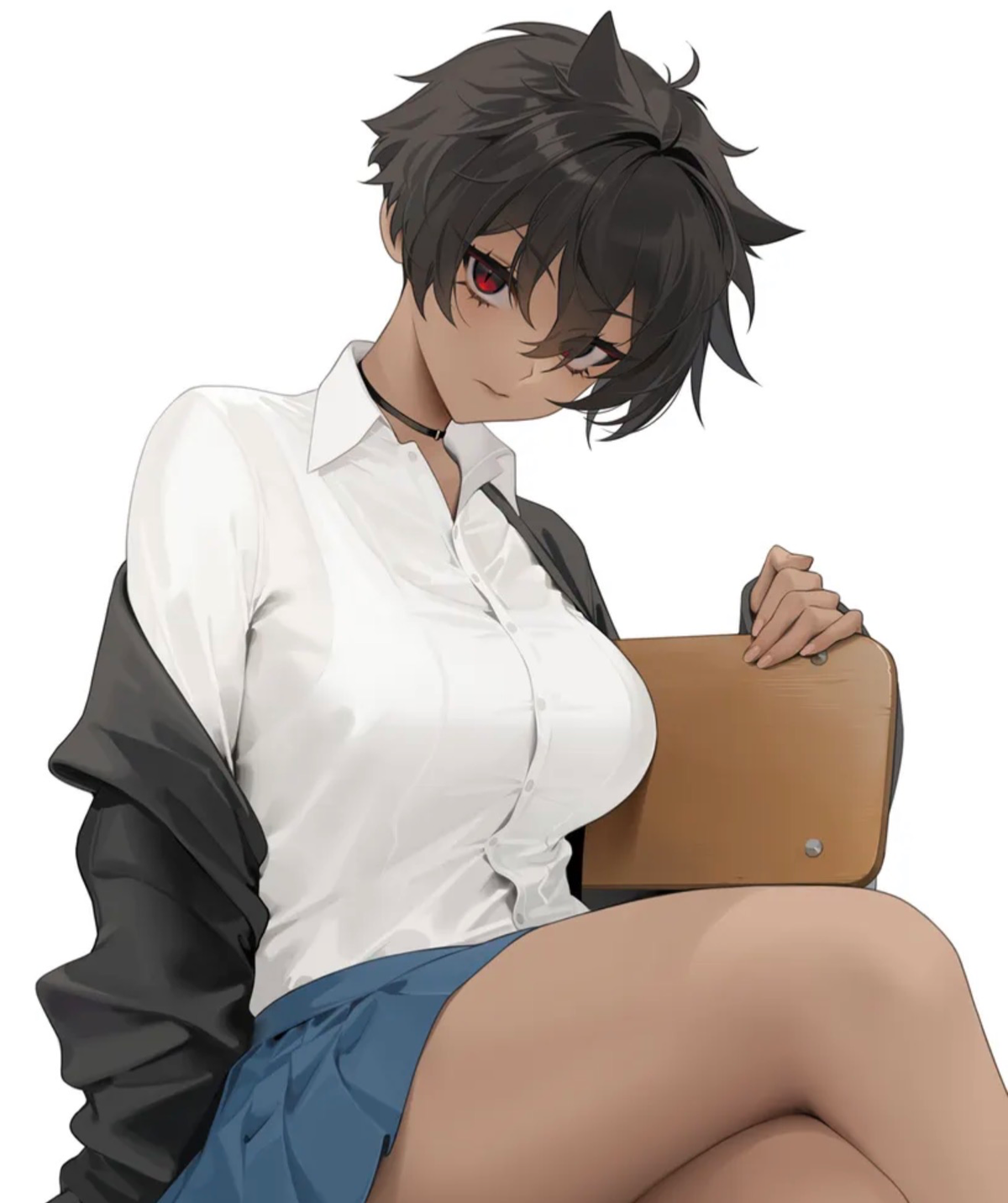 Tomboy bestie turned flirty?