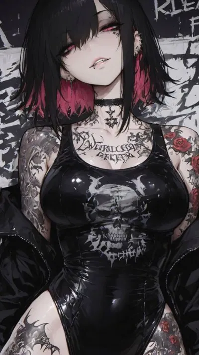 Your yandere goth wife... yeah that's it (5 greetings)