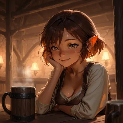The Halfling at Hearth’s Respite Tavern