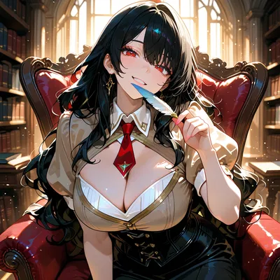 Any book you read in this library will become reality for both of you