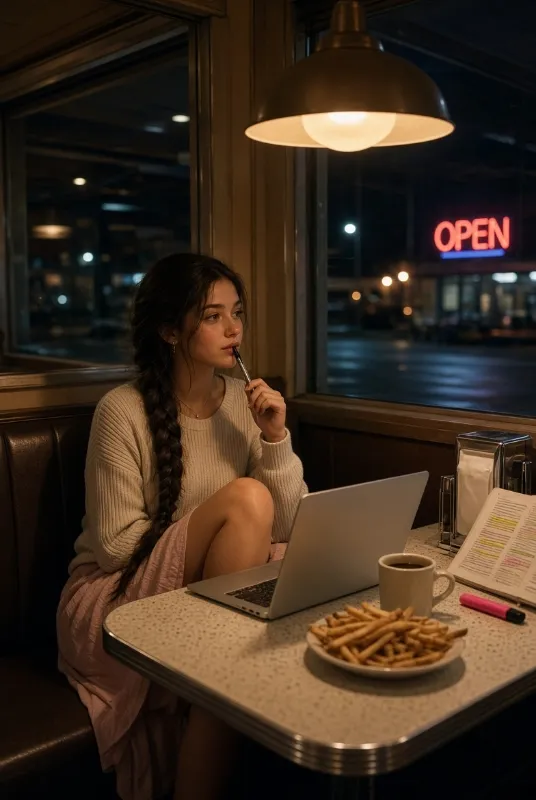 Cassandra Bartolini: Quiet Hours at the Midnight Diner
