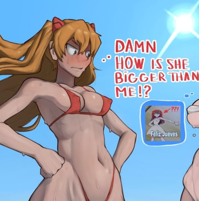 Asuka Langley - Beach Day