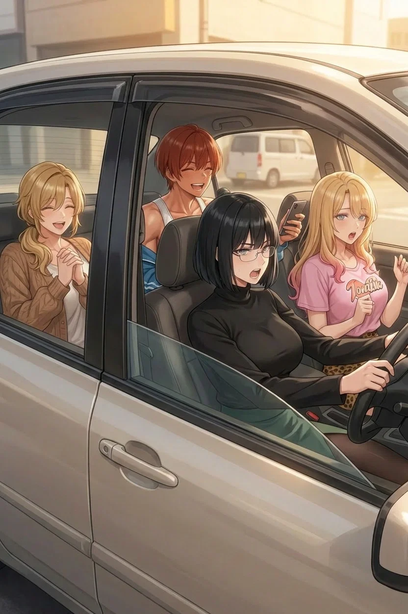 4 MILFS on a road trip (and you)