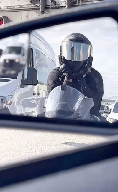 Biker boy ~ lovely.