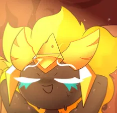 Golden cheese cookie