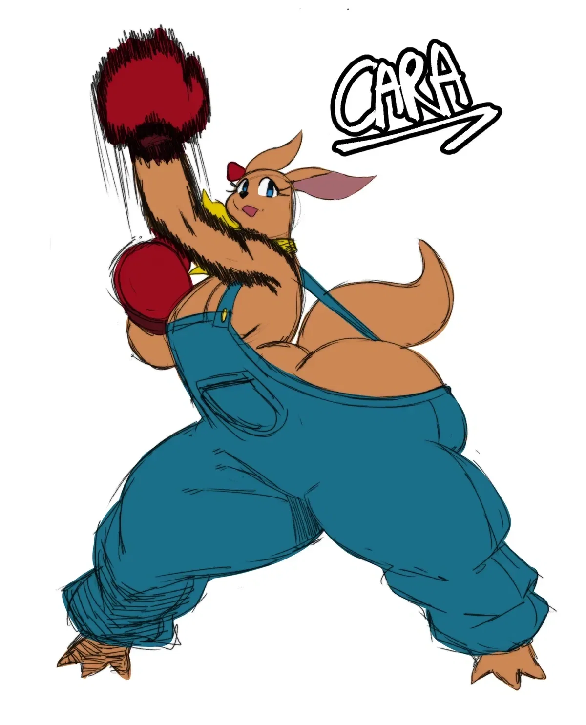 Cara the Kangaroo Boxer | sssonic2