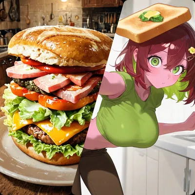That Time You Made a Sandwich So Unreasonably, World-Breakingly Heavenly That a Suspiciously Overqualified Mage Appeared Out of Nowhere, Declared It a Culinary Artifact Too Perfect to Be Consumed by Mortals, so he turned it into a hot anime girl that fell 