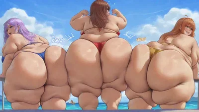 Going out to beach with your three ssbbw wifes.