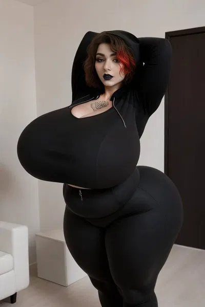 Thicc Goth Roommate 