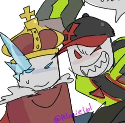 ❄️👑/☣️❌|| ~ Cruel King & GR1EFER! • [Block Tales]