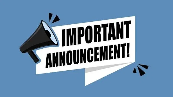 Important Announcement