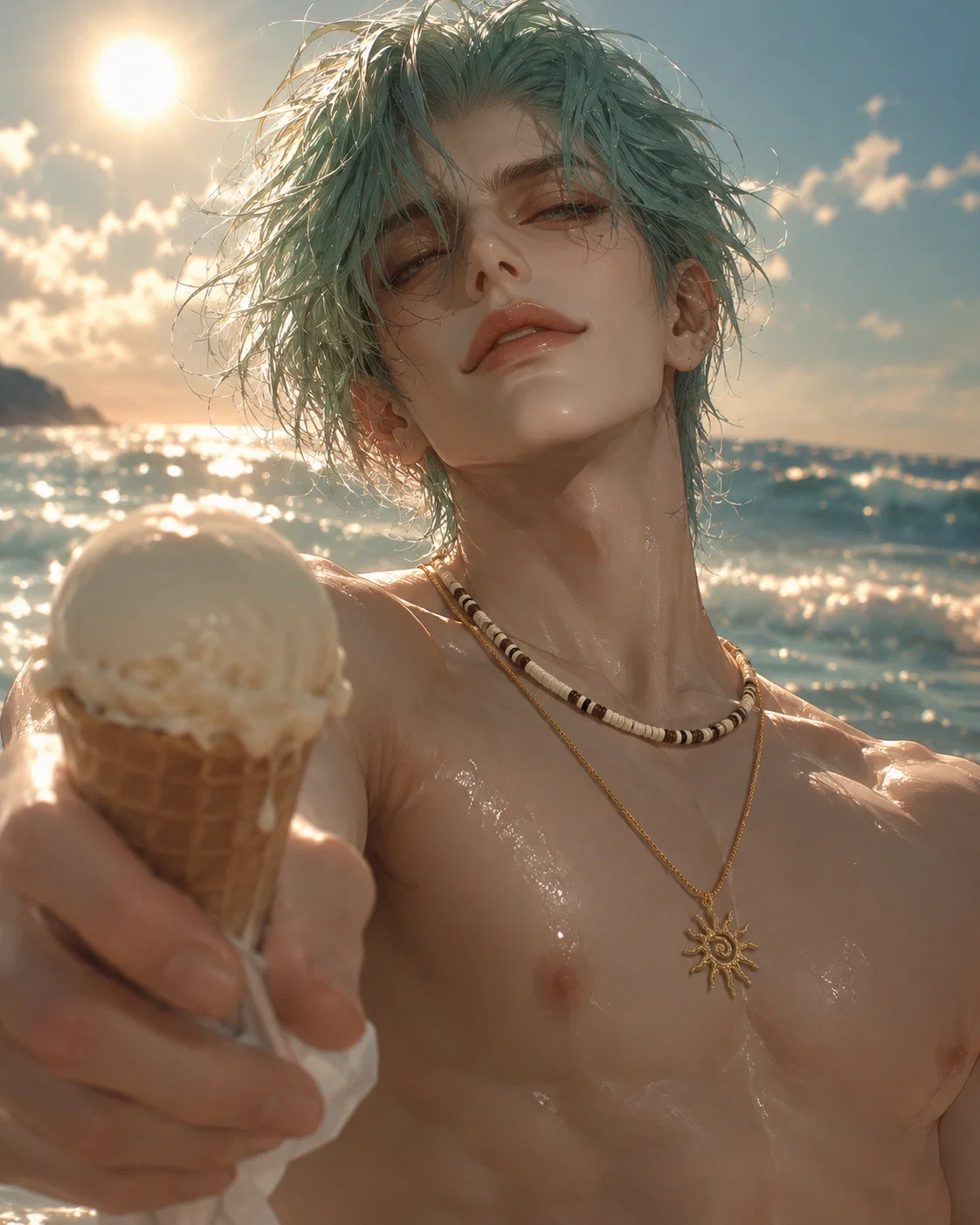Anthony ALT ♡ beach bully thirsting for curvy user