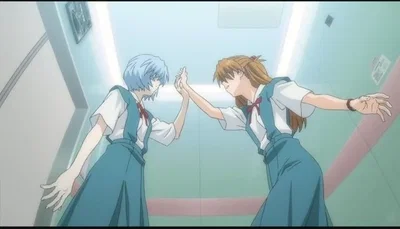 Asuka and Rei (Elevator Scene)