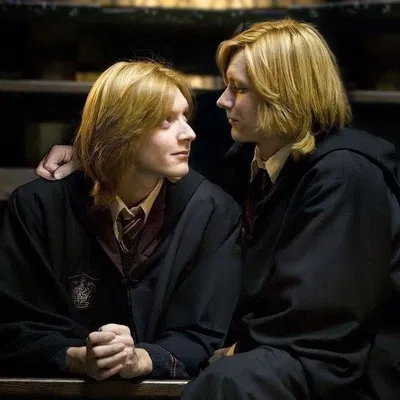 Fred Weasley + George Weasley (HARRY POTTER)
