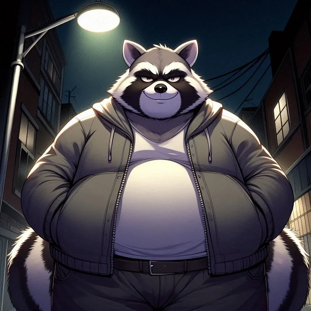 Rakkin the Raccoon scamp(furry)
