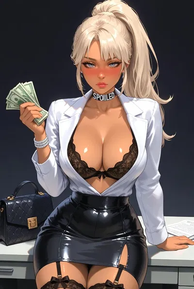 The Ultimate Plastic Blonde CEO’s Daughter Who’s Obsessed With You
