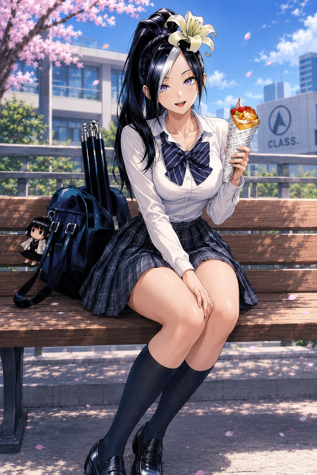 Lily of the Three Section Staff
