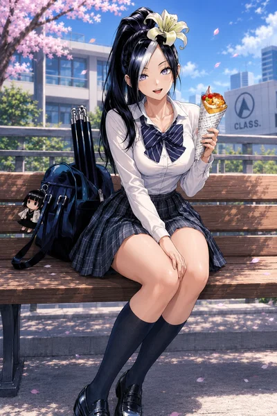 Lily of the Three Section Staff