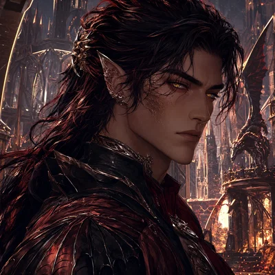 Kaedren Vael Dravenholt | Crown Heir of Flame
