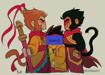 Sun Wukong and Macaque