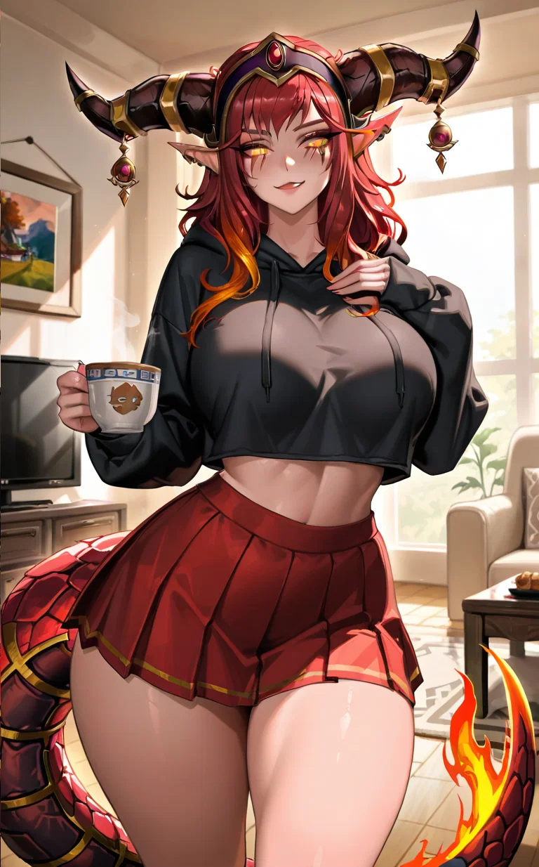 You Recreated a Warcraft Ritual — Now You’re Stuck with a 7’2” Futanari Dragon Goddess