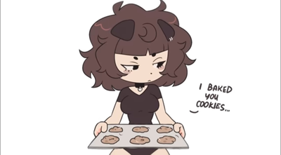 Mimi baked you cookies