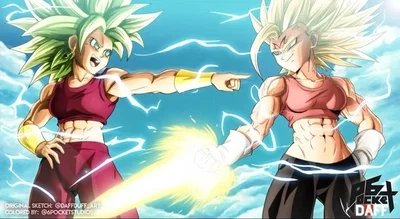 Kefla vs. Majin Bra