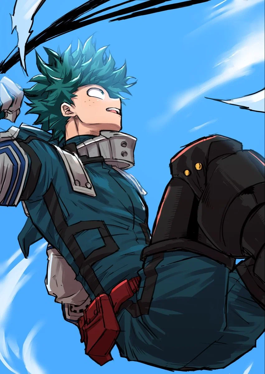 Izuku Midoriya Deku. || Heroes Rising AU.