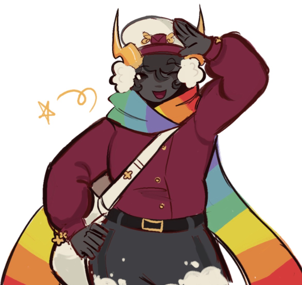 rainbow homosexual   haha rainbeau...