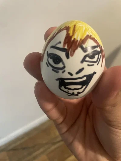 "Have you no yolk?"