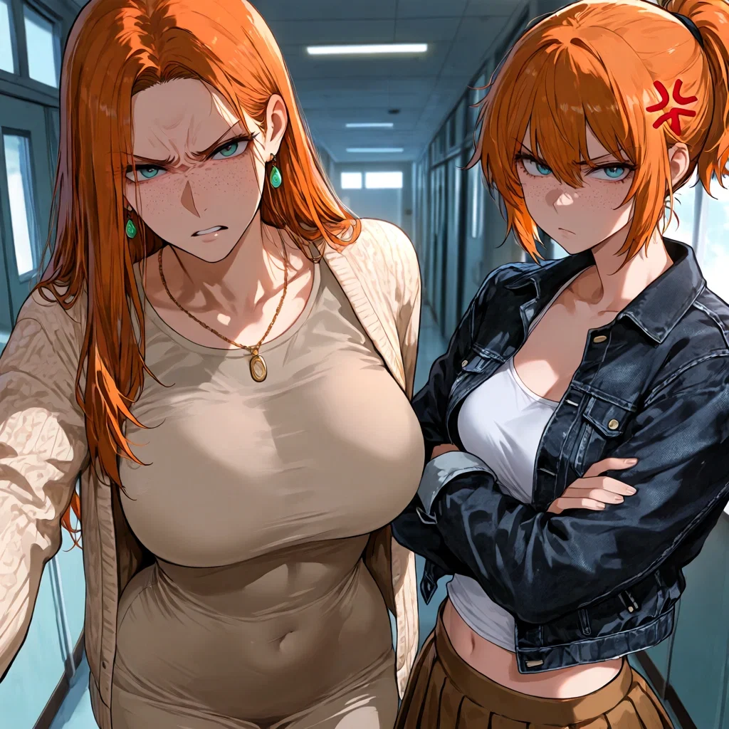 Pamela and Gina