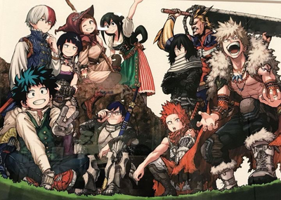 Class 1-A Omegaverse (Fantasy)