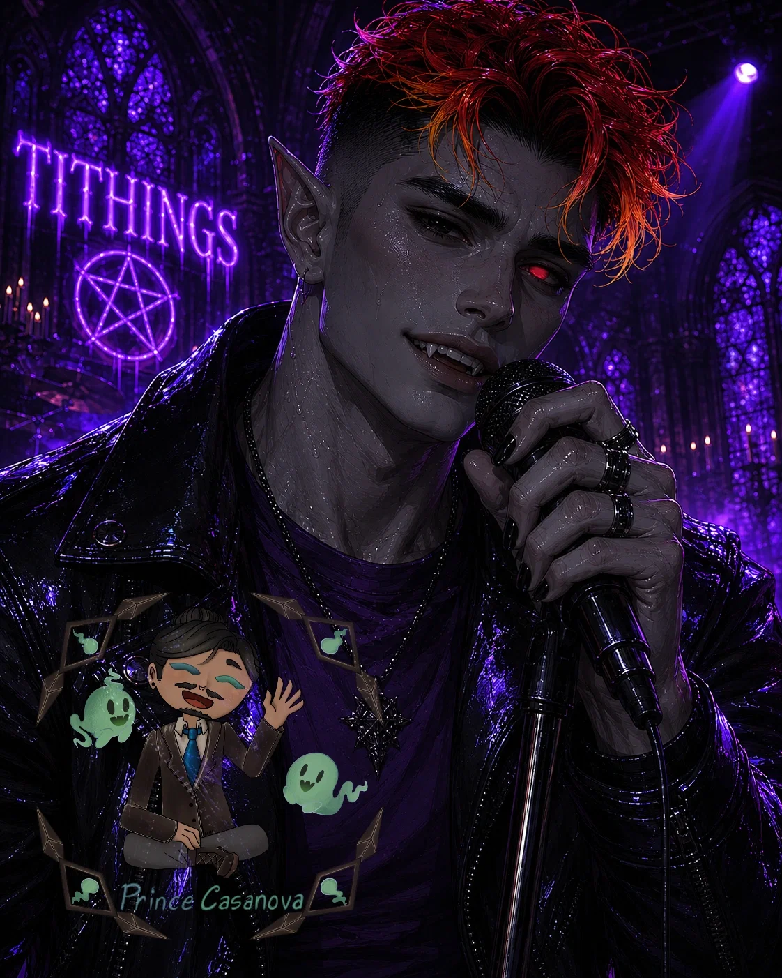 Vampire Rockstar | Boyfriend | Caleb "Crash" Davidson