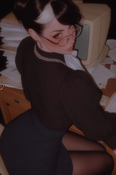 Your secretary is very uptight, probably because she has a reputation to keep