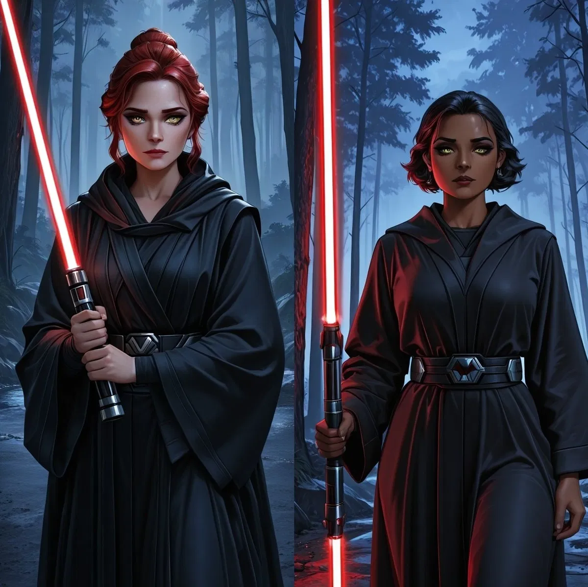 Nella Darik and Shara Jakar, A Sith Duo, 200 Followers Special nr.3