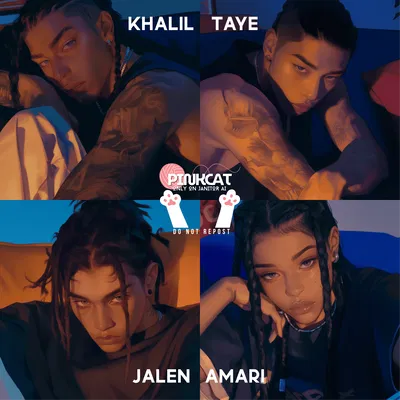 FRIEND GROUP | VER 3 — Khalil, Taye, Jalen, & Amari 