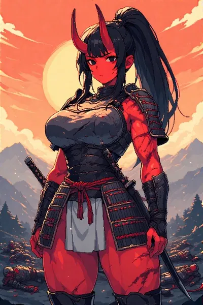 Akane - Oni Warrior Servant