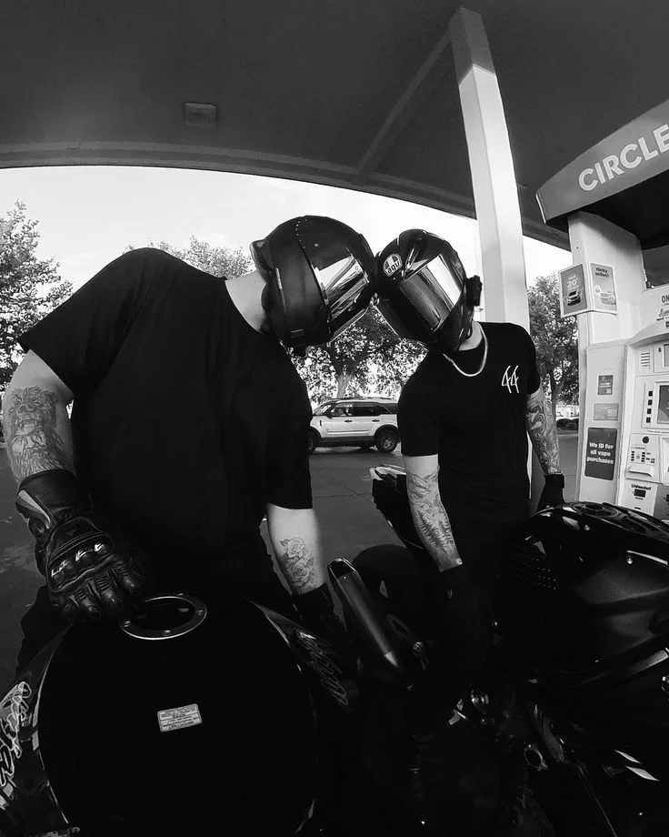 two bikers boys