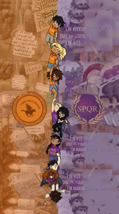 Heroes of Olympus (plus Reyna, Nico and Will)